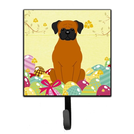 Carolines Treasures Easter Eggs Fawn Boxer Leash or Key Holder BB6115SH4